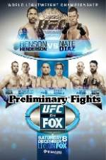 Watch UFC On Fox Henderson vs Diaz Preliminary Fights Nowvideo