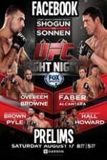 Watch UFC Fight Night 26 Facebook Prelims Nowvideo